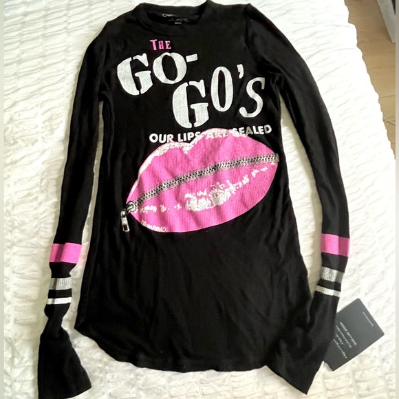 Lauren Moshi “The Go-Go’s” McKinley Thermal Top - Sz S - Picture 4 of 13